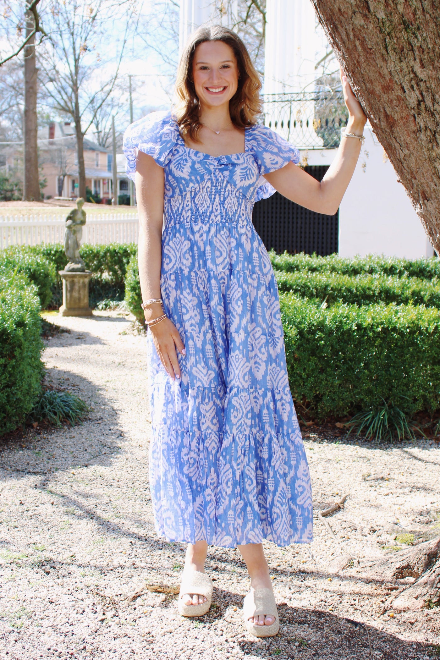 Moxie Tiered Midi Dress