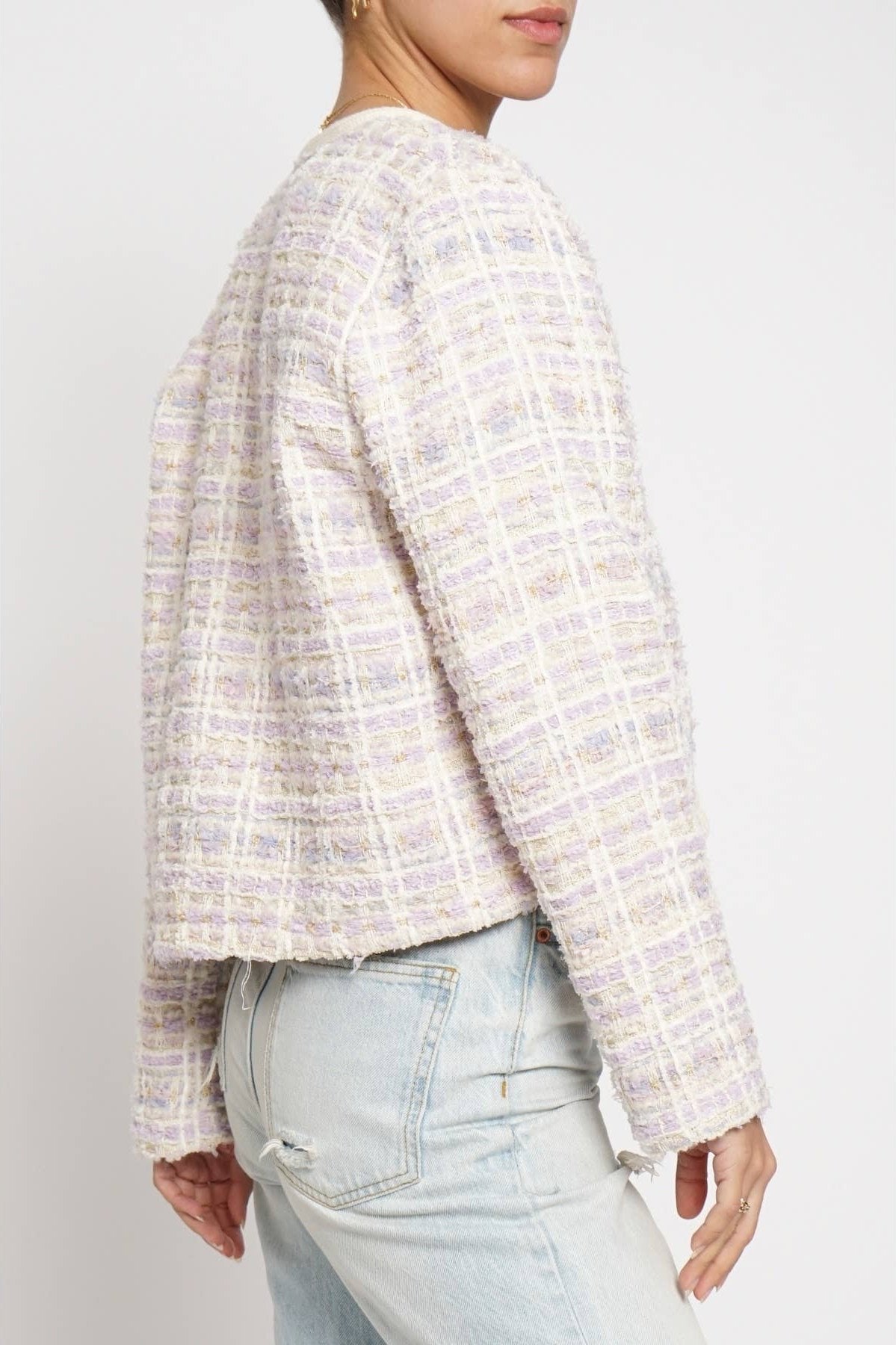 The Bouclé Jacket - Lavender