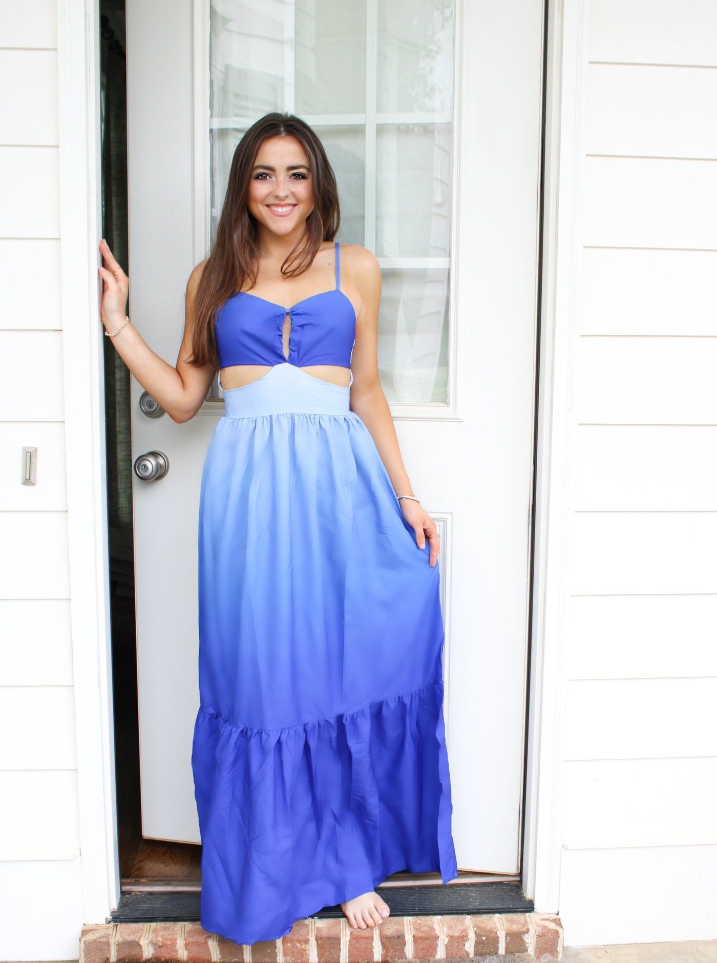 Blue Steel Maxi Dress