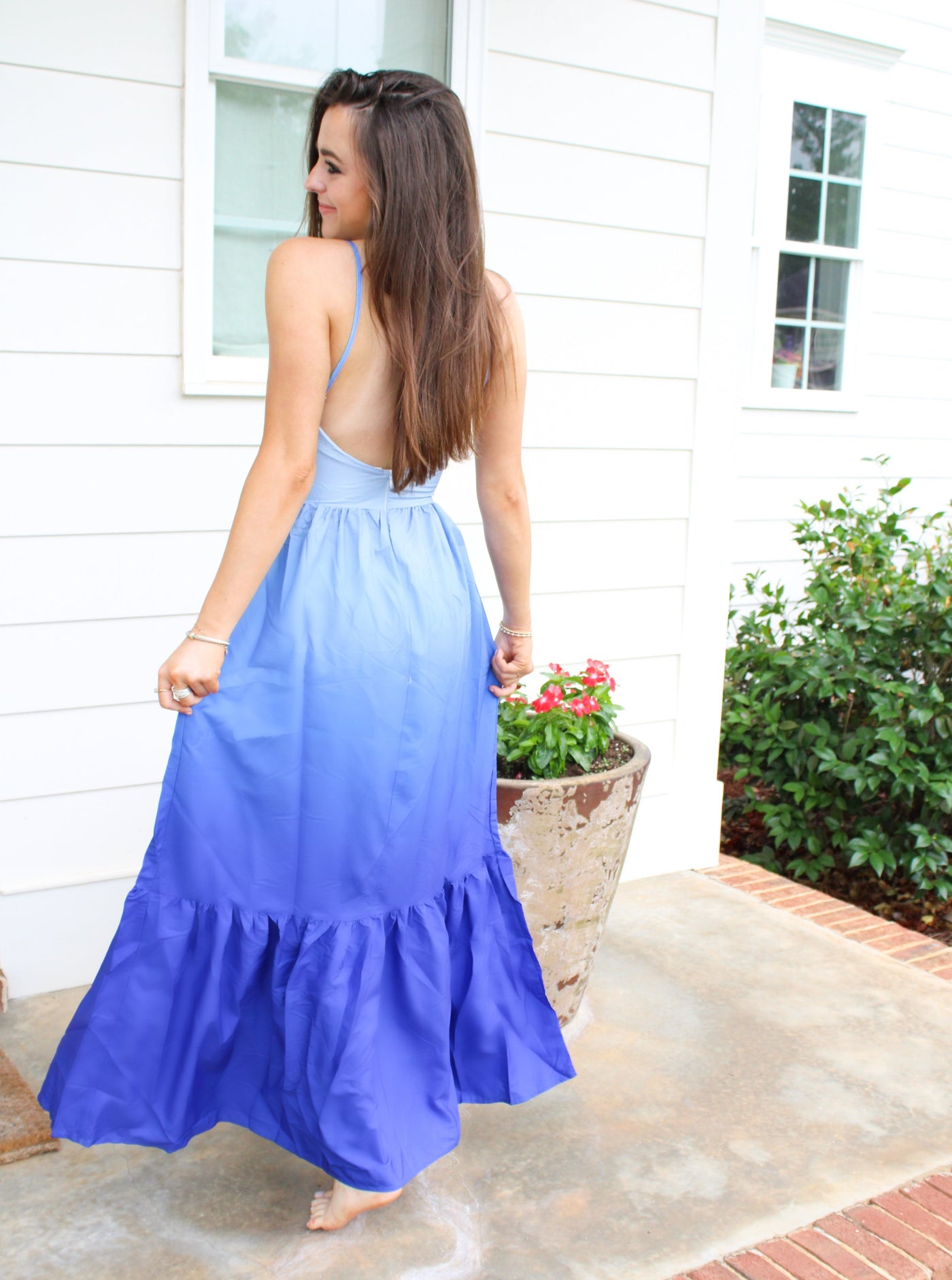 Blue Steel Maxi Dress