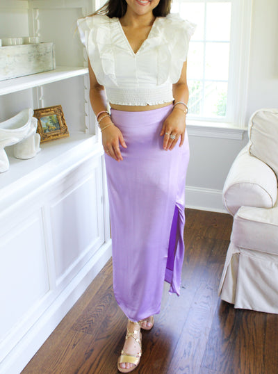 Adelyn Lilac Skirt