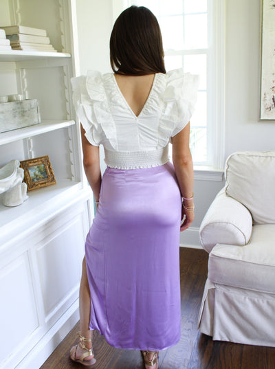 Adelyn Lilac Skirt