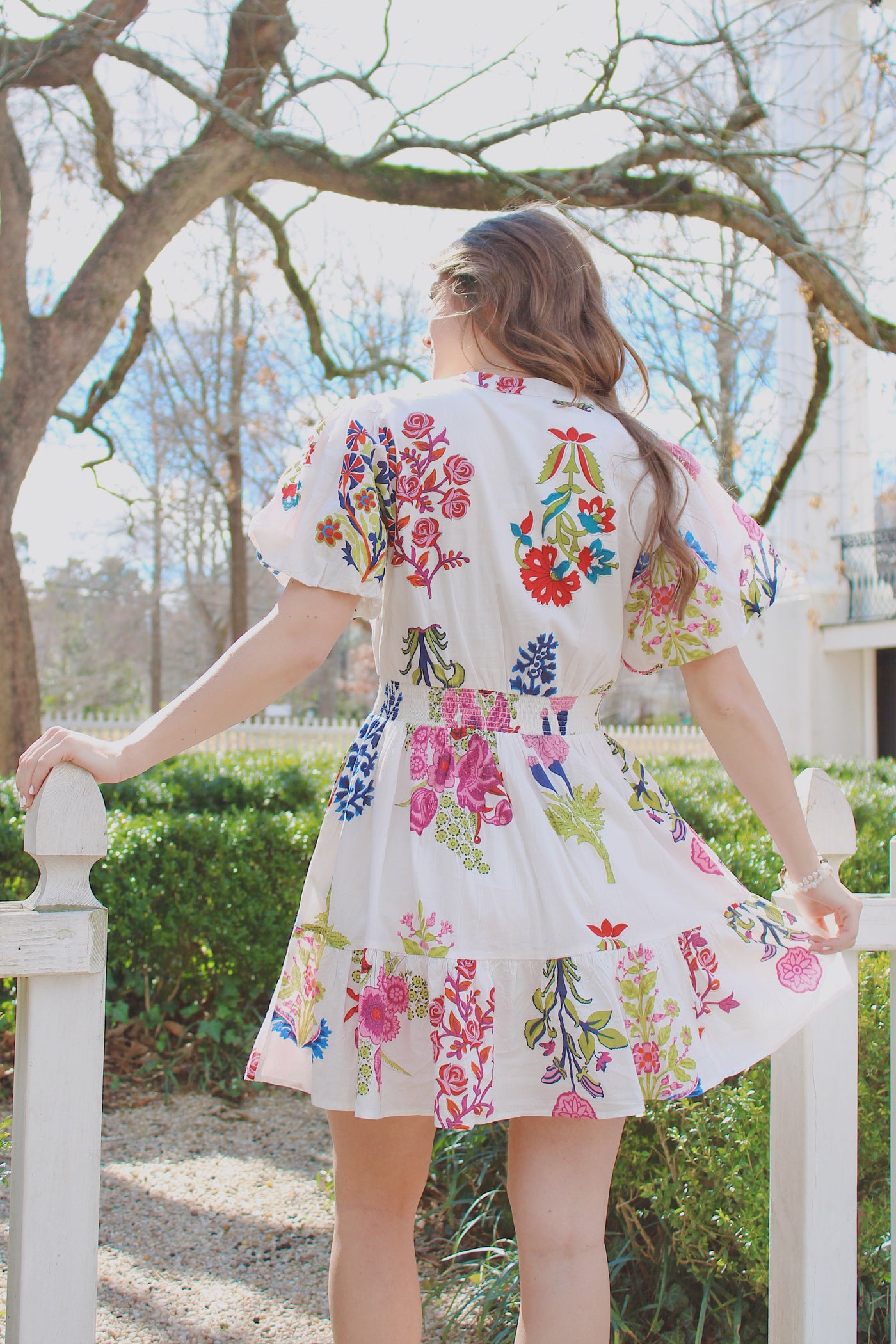 Claire Floral Mini Dress