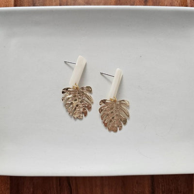 Mini Belize Earrings - Ivory