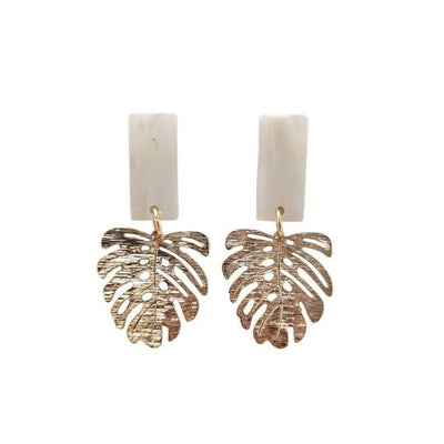 Mini Belize Earrings - Ivory