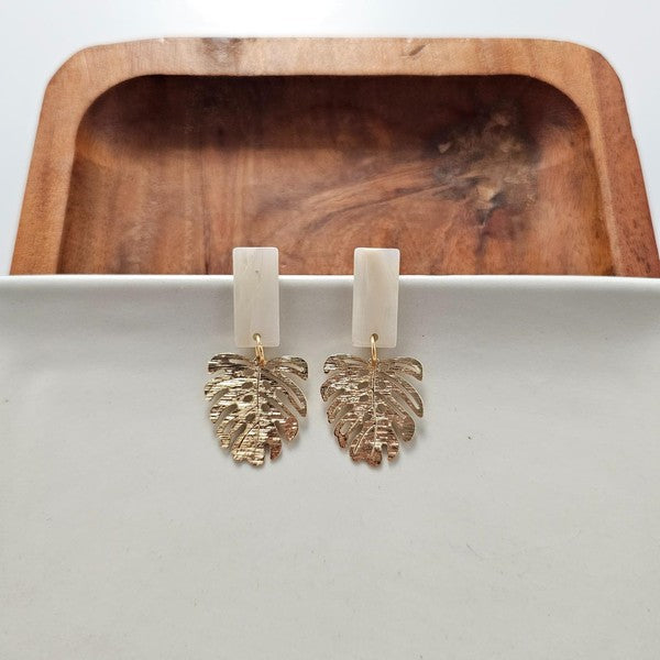 Mini Belize Earrings - Ivory