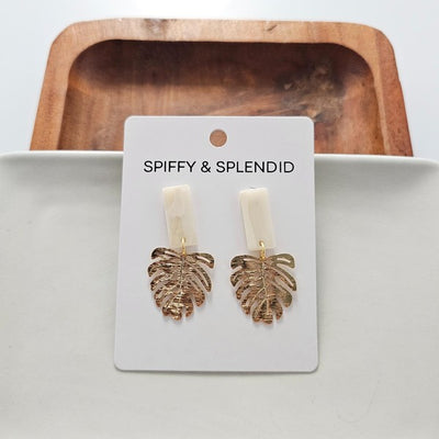 Mini Belize Earrings - Ivory