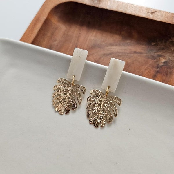 Mini Belize Earrings - Ivory