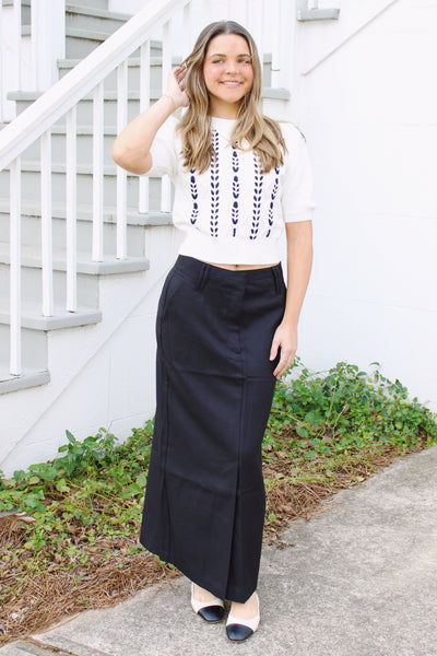 Freya Pencil Maxi Skirt