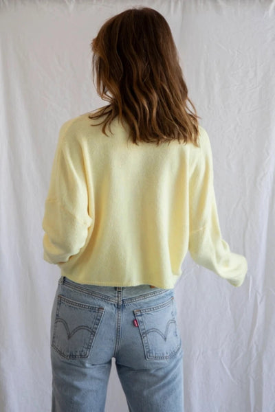 The Piper Cardigan - Butter Yellow