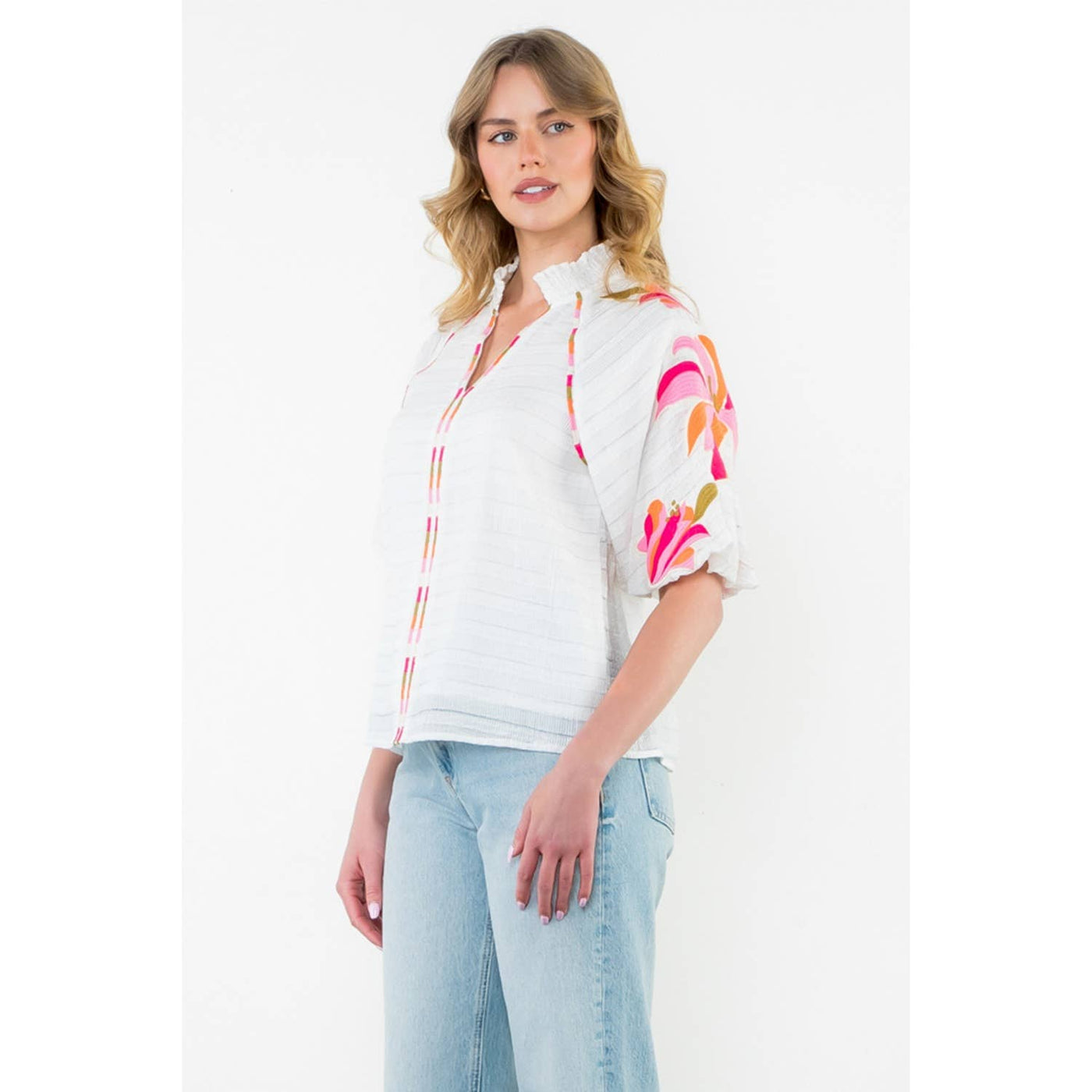 Mimi Embroidered Top