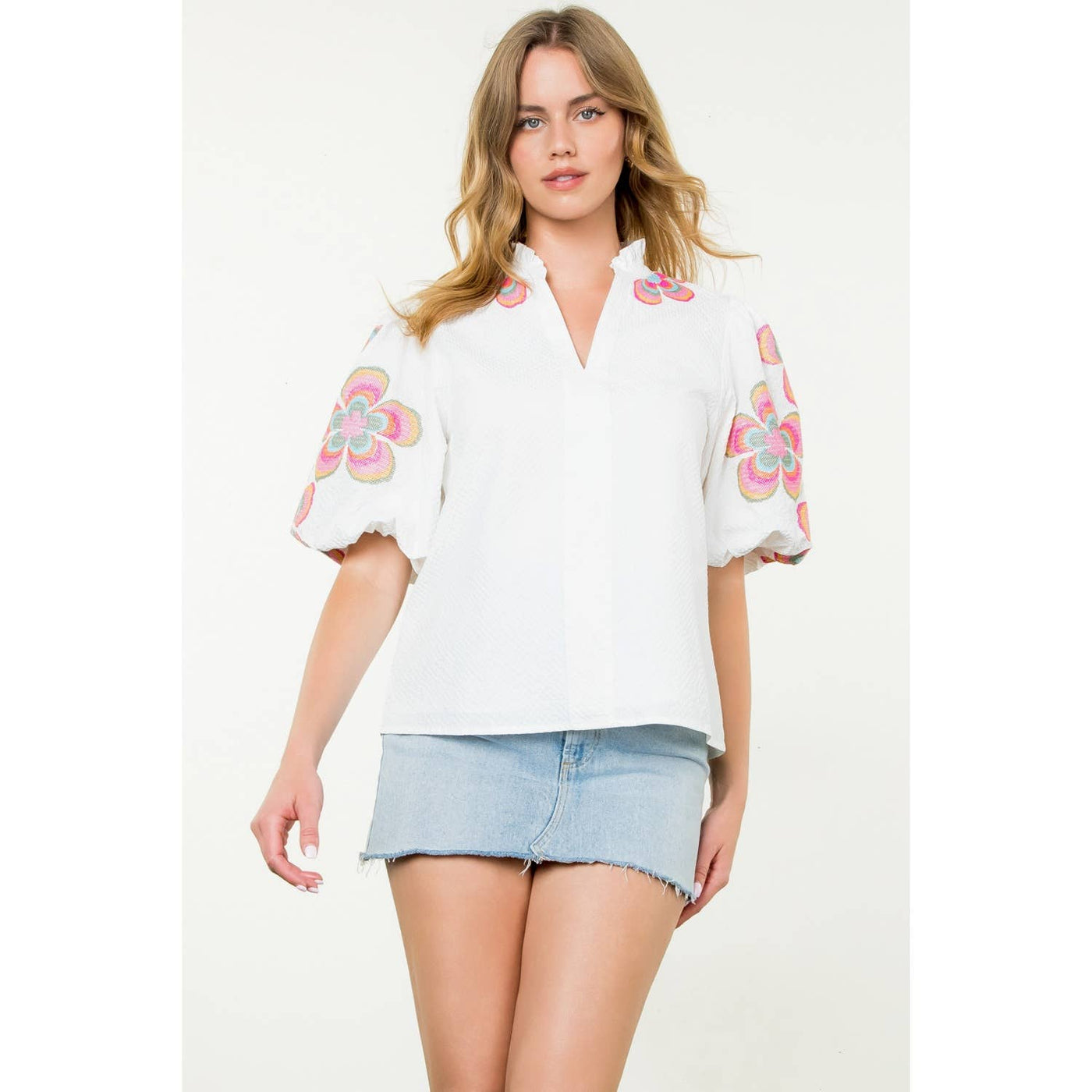 Gigi Embroidered Top