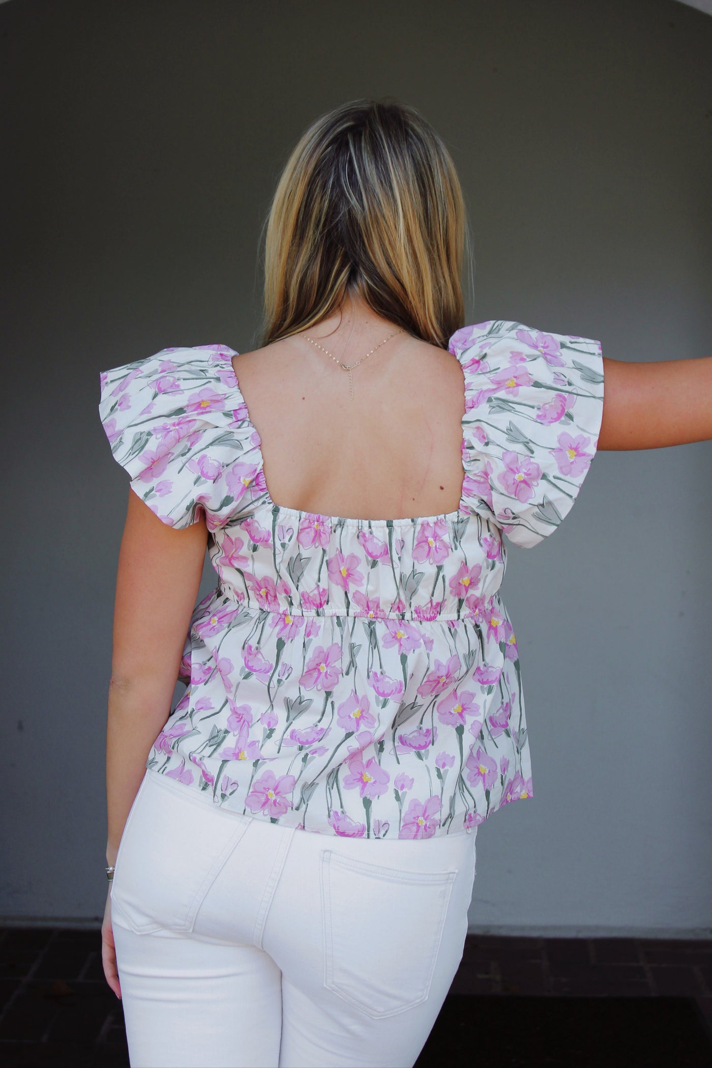 Fiorella Floral Top