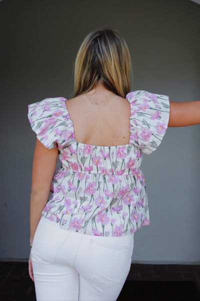 Fiorella Floral Top