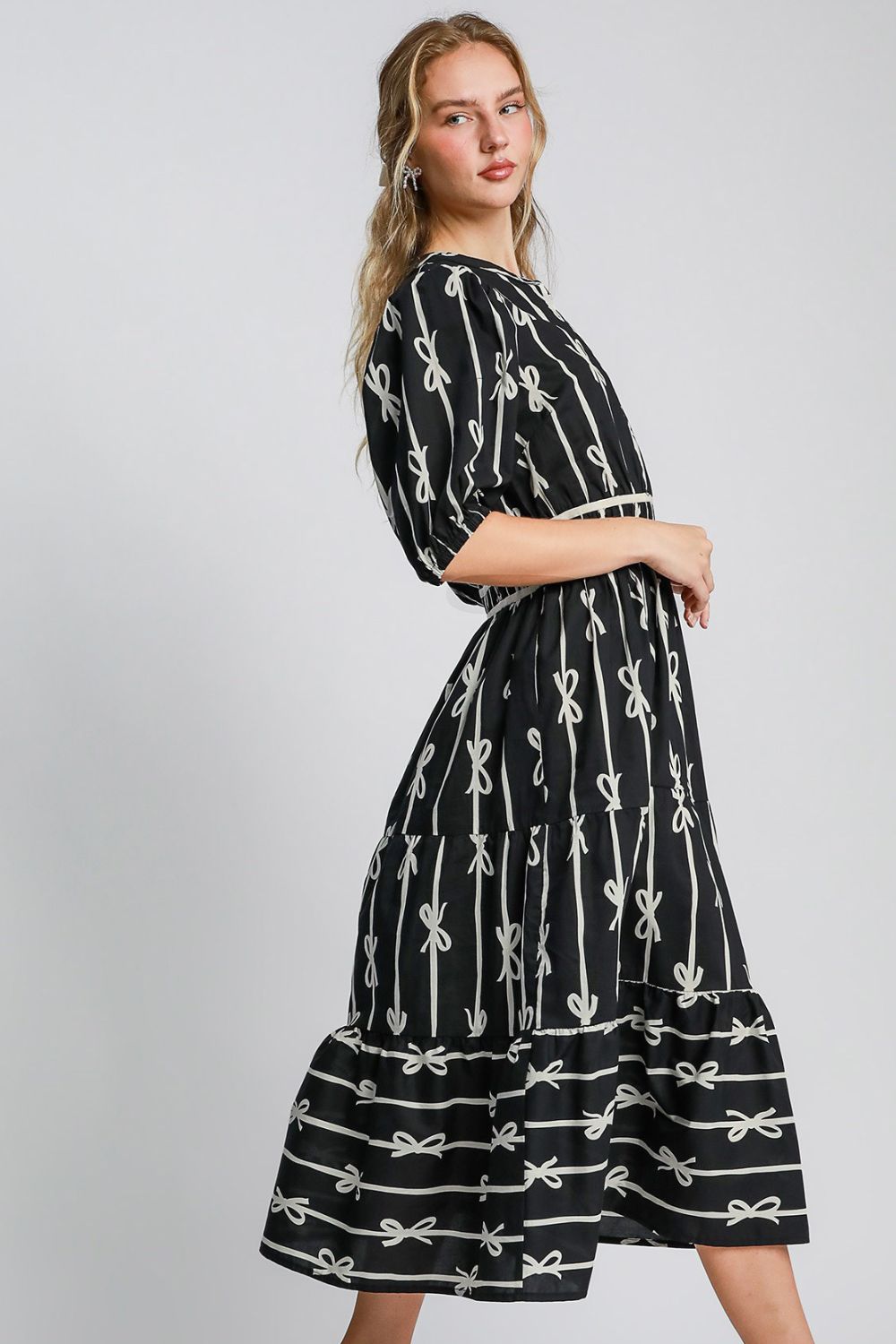 Prince Ribbon Midi Dress