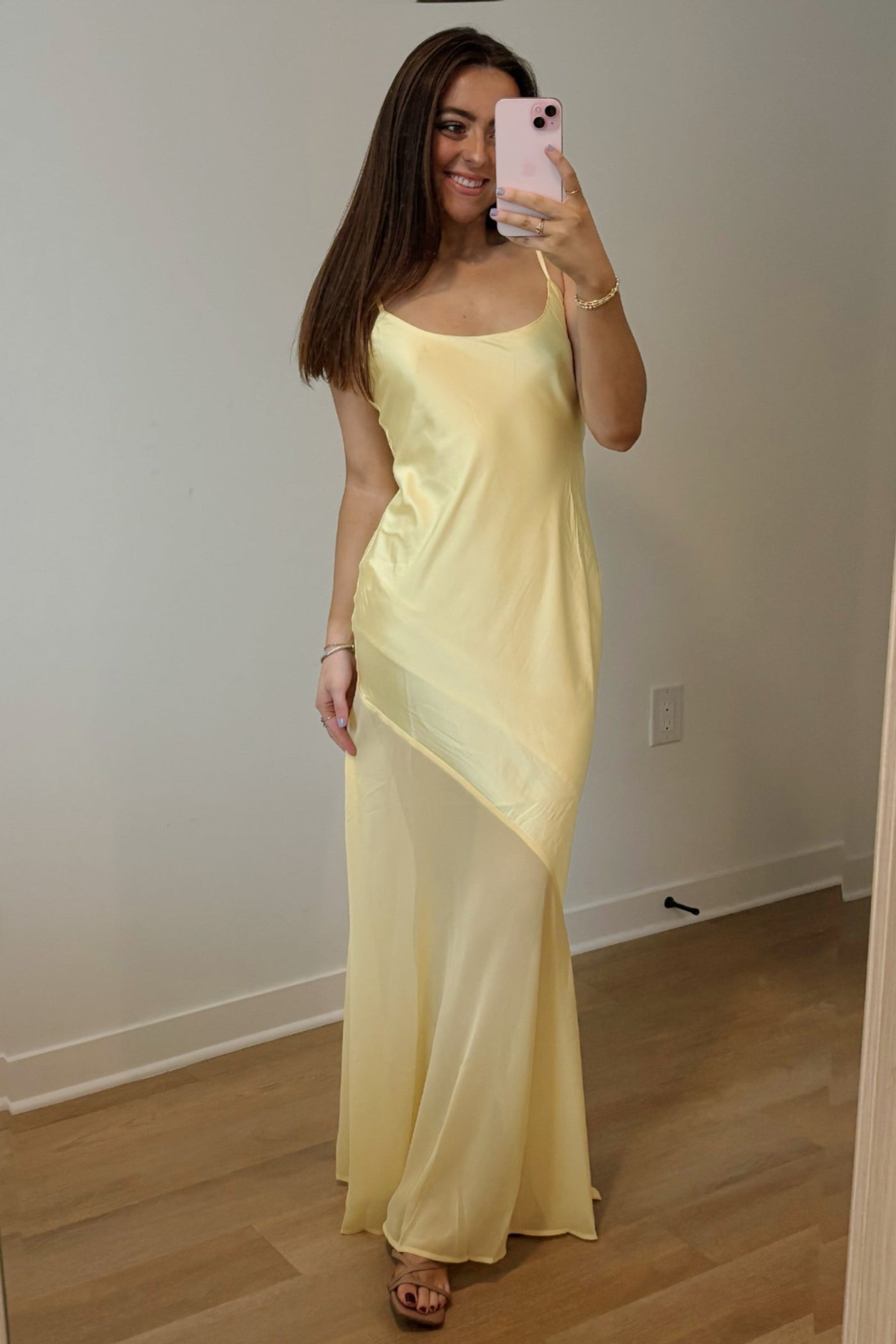 Pastel Yellow Maxi Dress