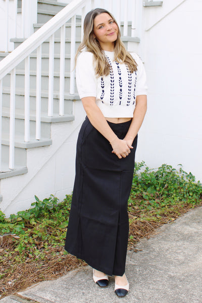 Freya Pencil Maxi Skirt