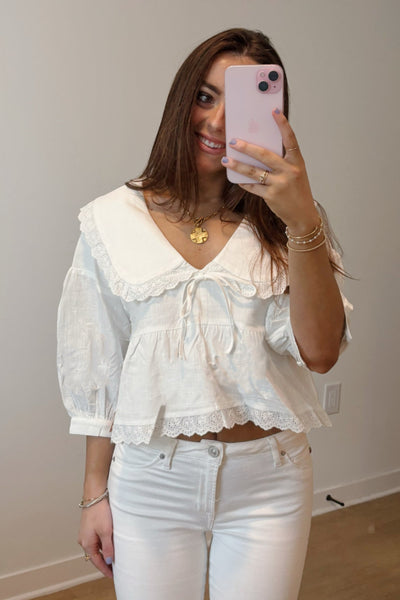 Mollie Embroidered Top