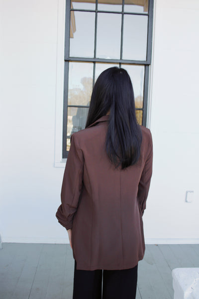 Michaela Blazer Jacket - Brown