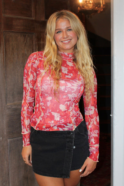 The Lindy Floral Top