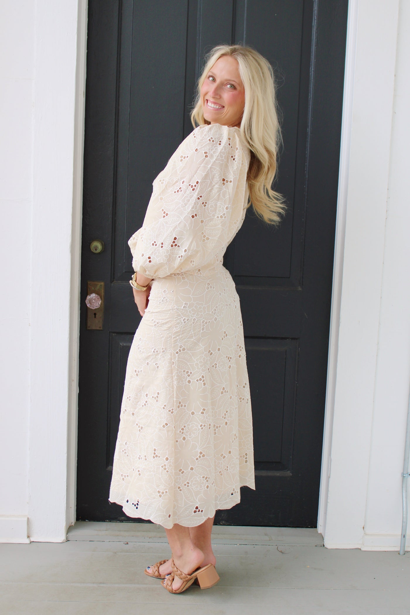 First Class Eyelet Skirt