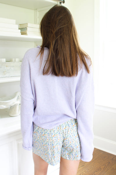 The Piper Cardigan - Lilac