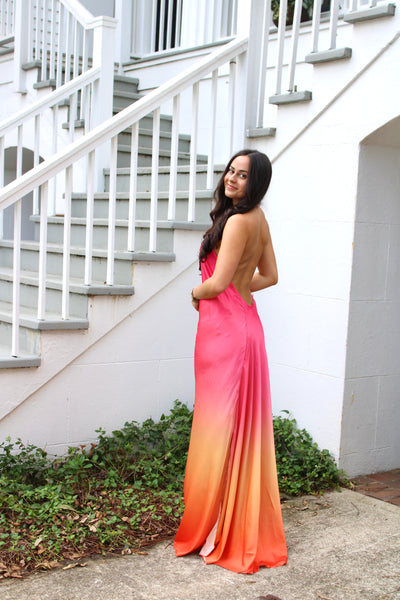 Made You Look Maxi Dress - Pink