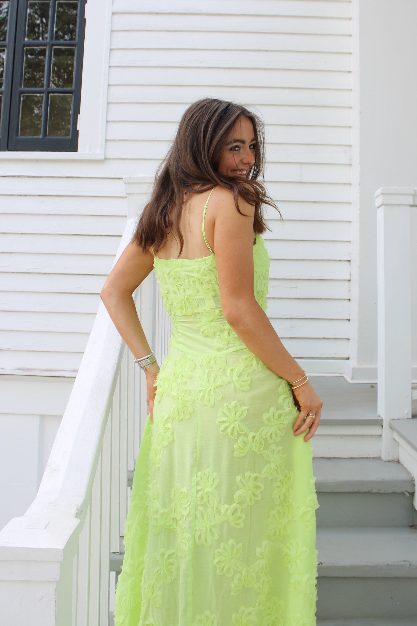 Sway Chartreuse Maxi Dress