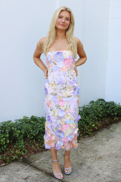 Jenny Floral Midi Dress