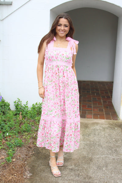 Charmaine Floral Midi Dress