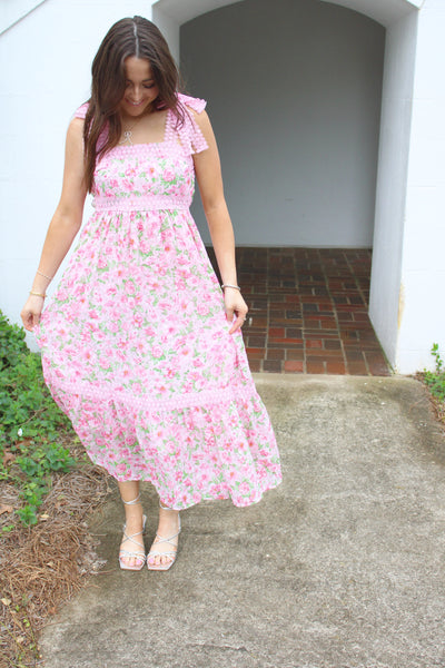 Charmaine Floral Midi Dress