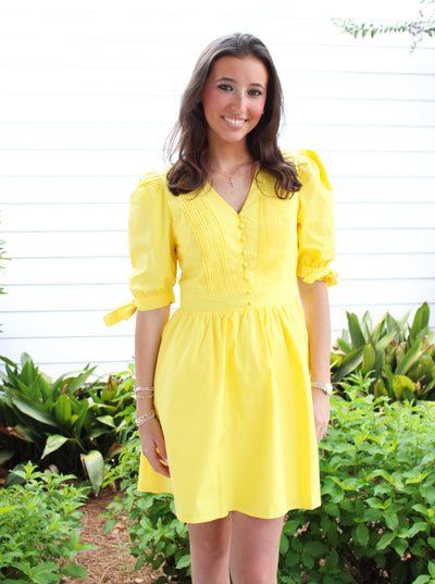 Hightower Mini Dress - Yellow