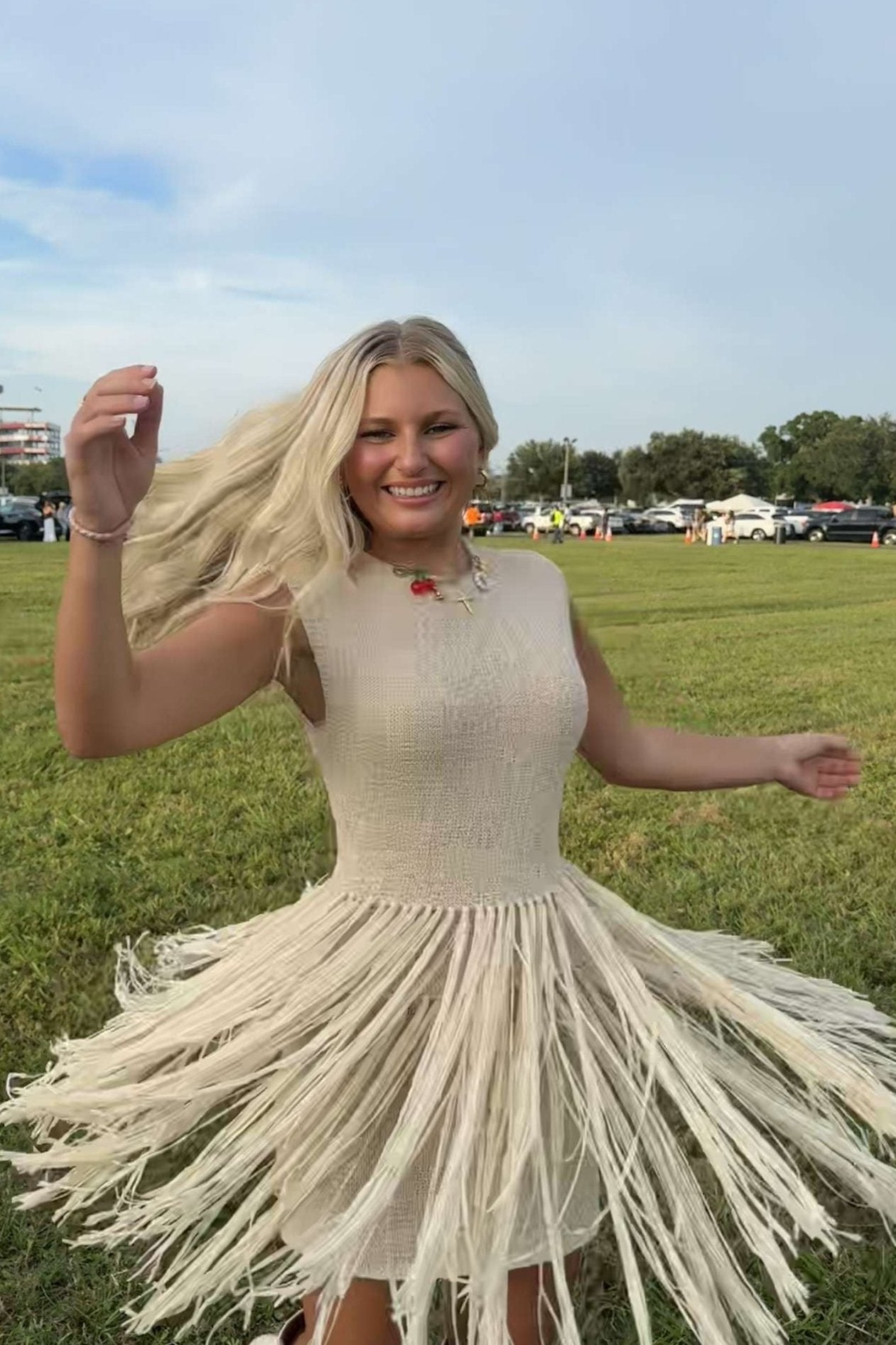 Cowgirl Fringe Mini Dress