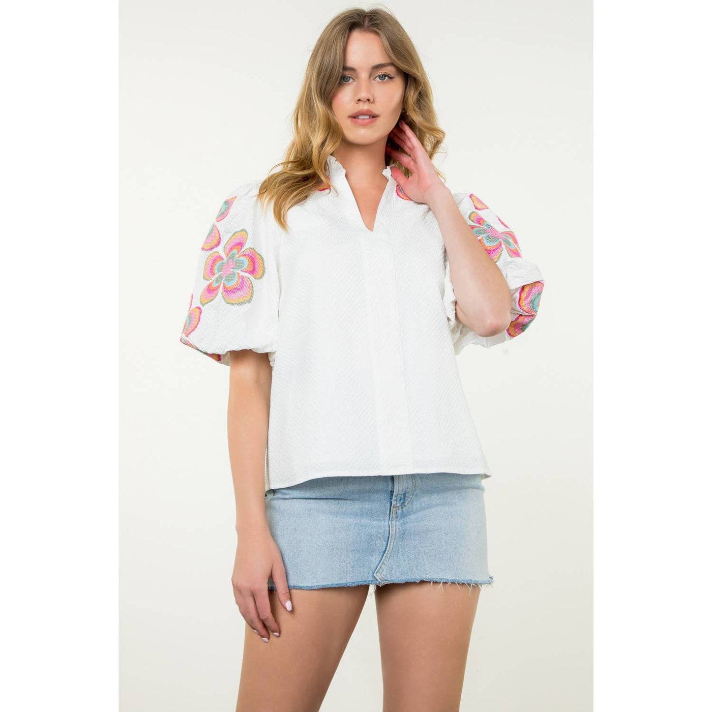 Gigi Embroidered Top