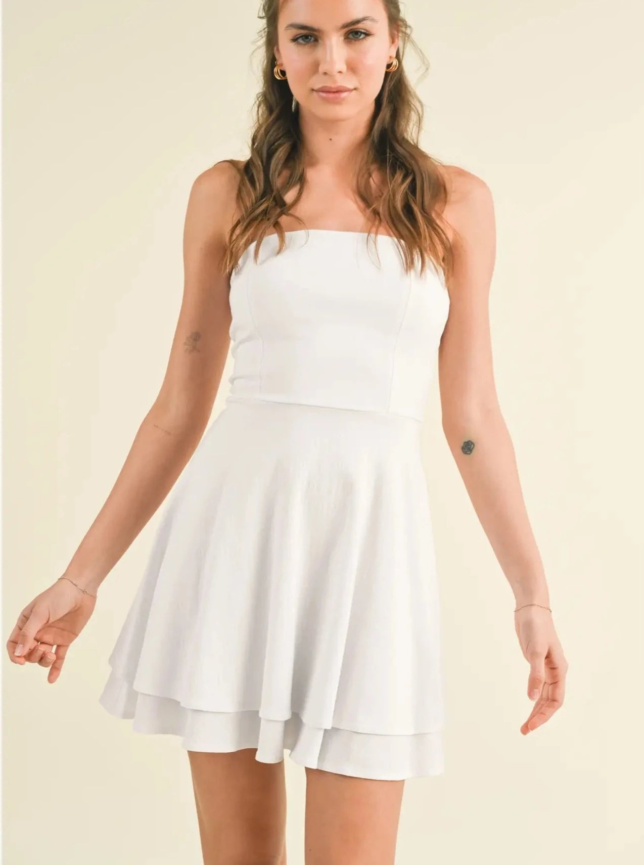 Misty Linen Mini Dress