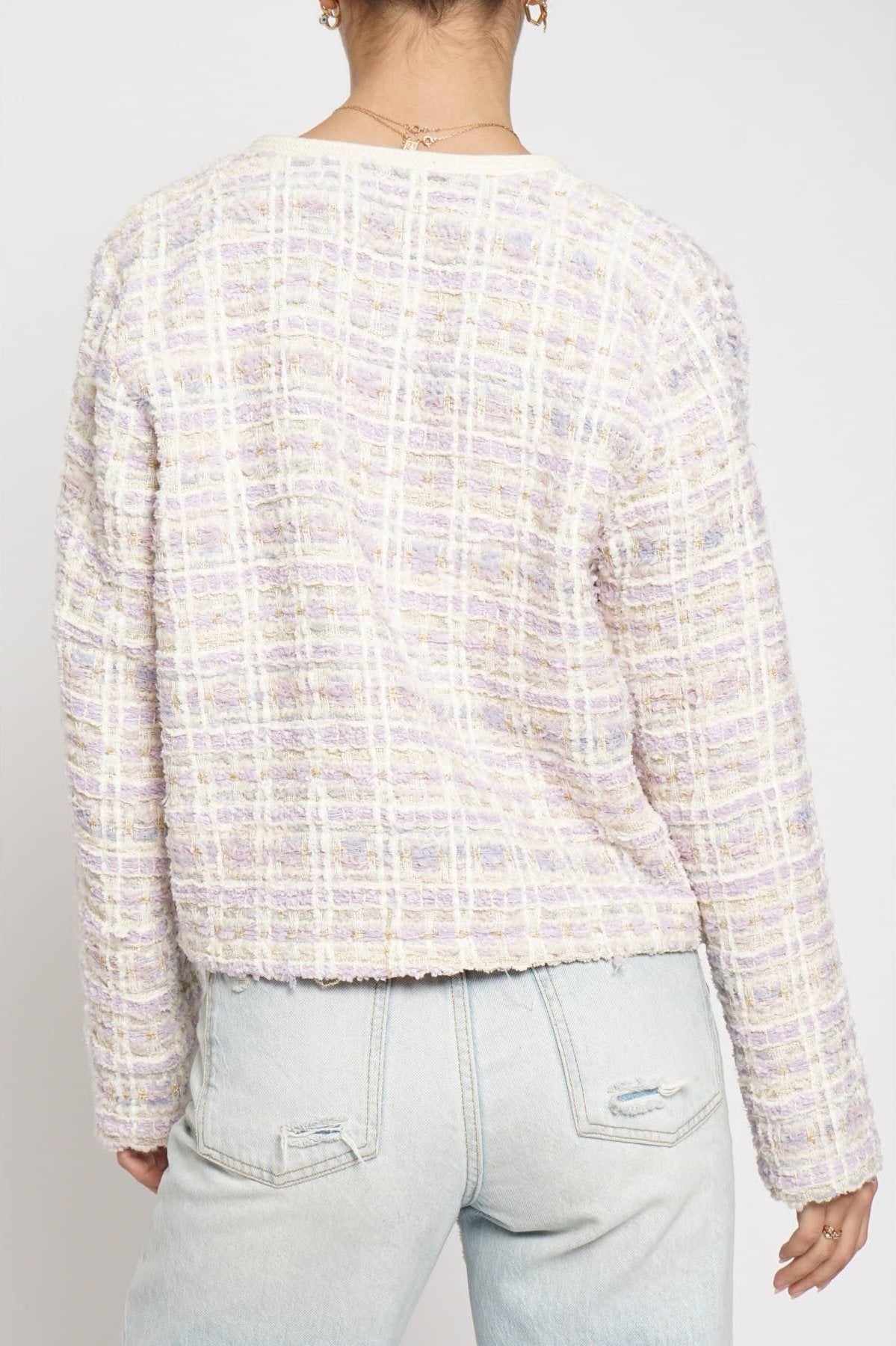 The Bouclé Jacket - Lavender