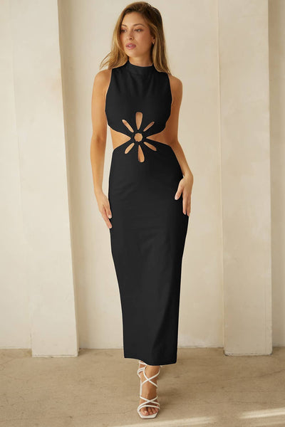 Lea Cut-Out Midi Dress