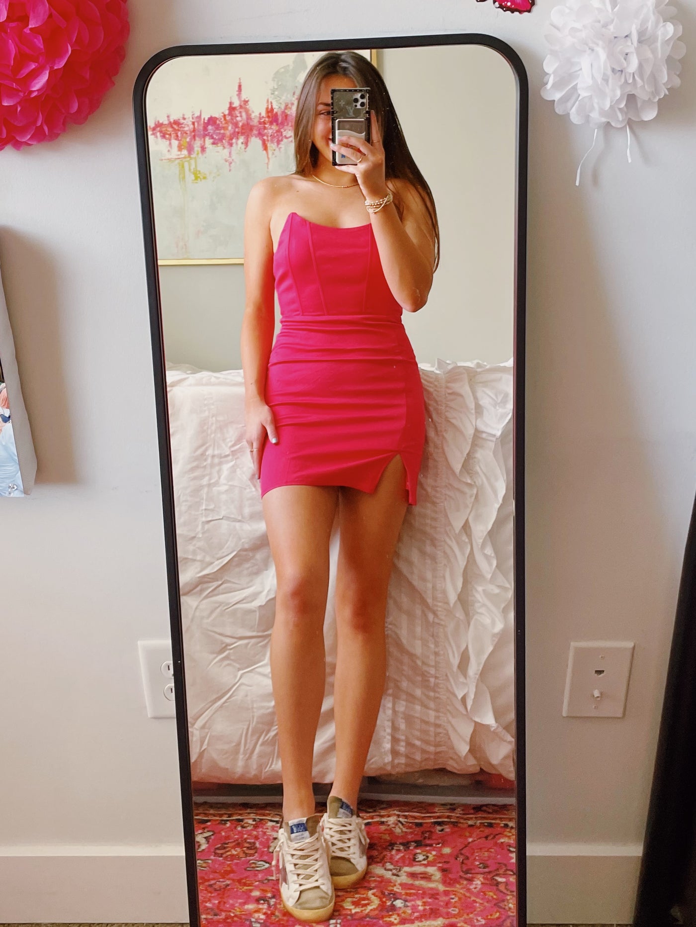 Rose Corset Mini Dress